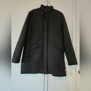 Anne Klein Black Quilted Puffer Jacket